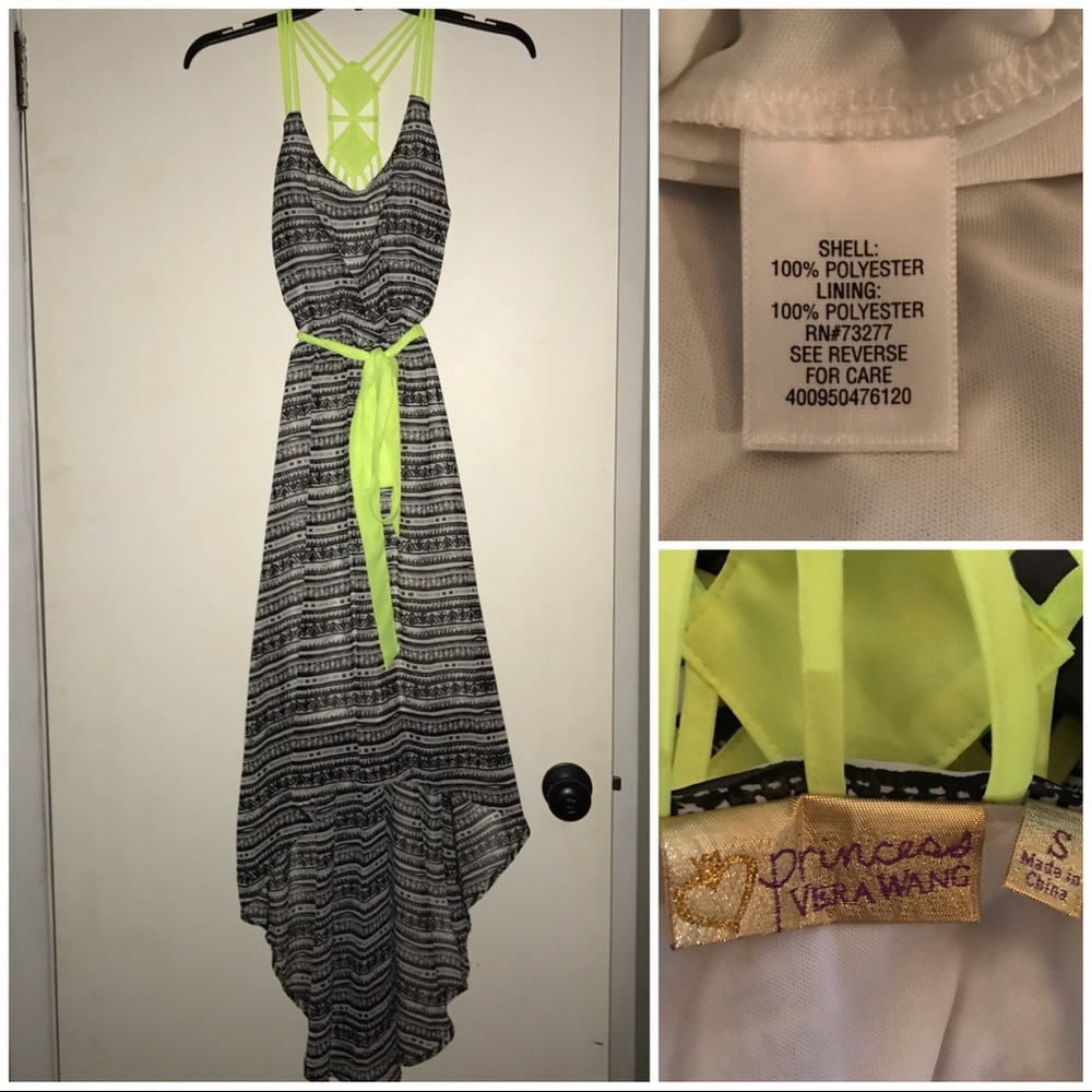 Vera Wang High Low Aztec Sundress